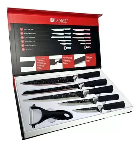 Set De Cuchillos Alomi Multiusos Cocina