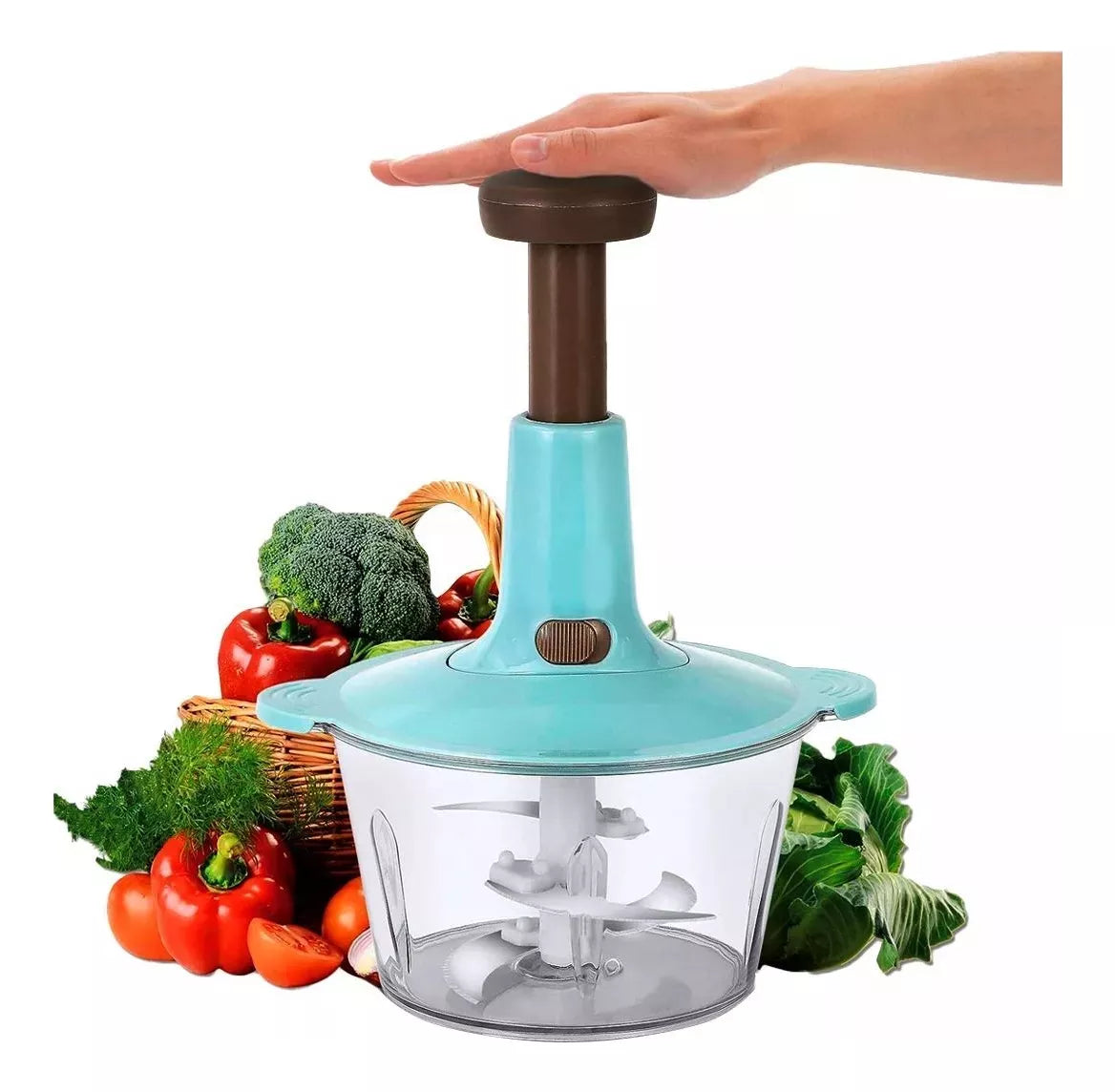 Picador Y Mezclador Manual Push