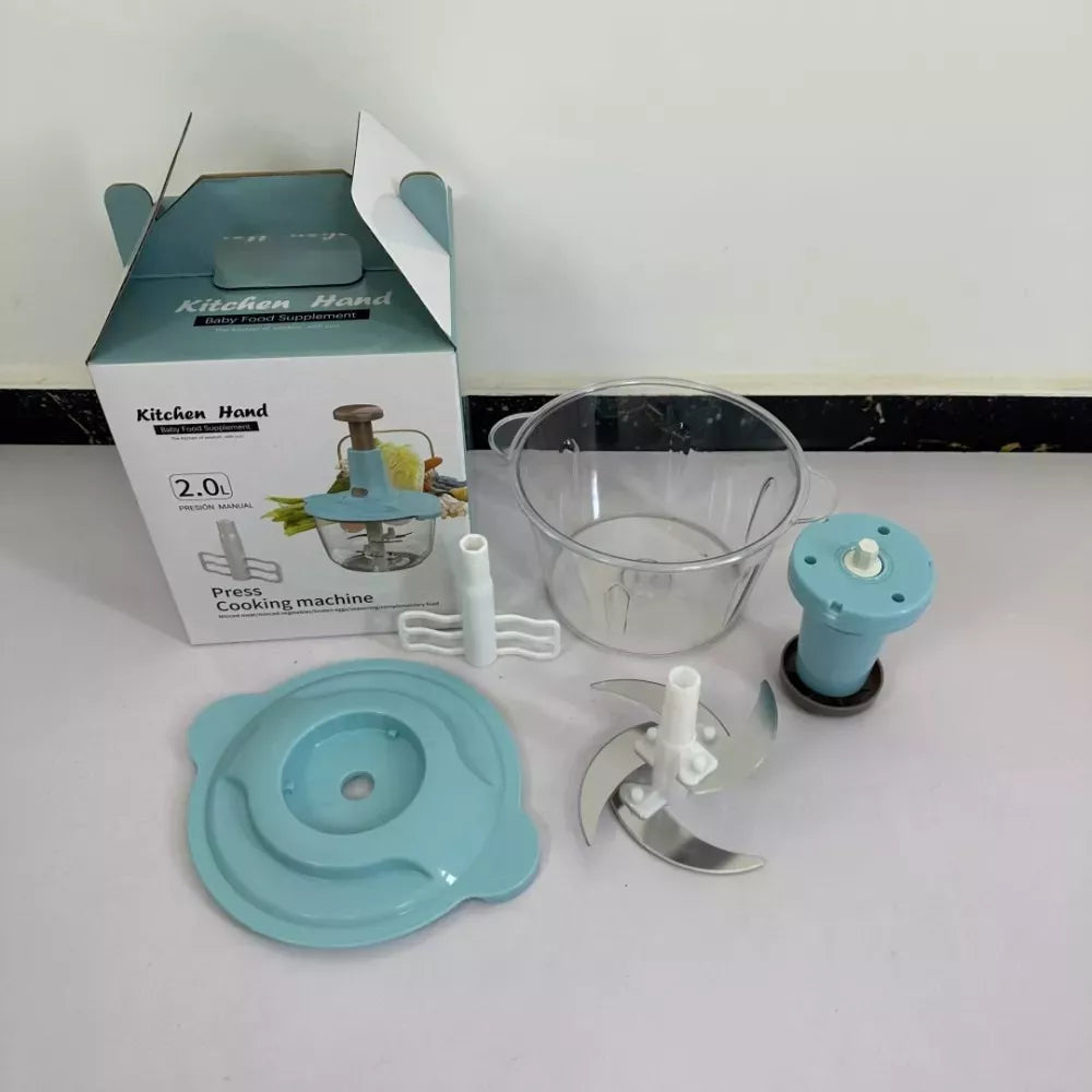 Picador Y Mezclador Manual Push