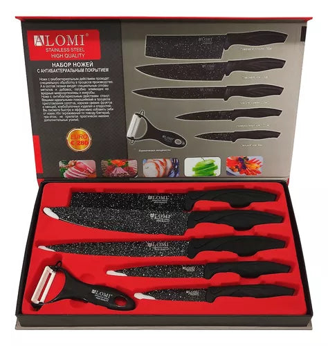 Set De Cuchillos Alomi Multiusos Cocina
