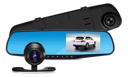 Espejo Retrovisor Doble Camara Full Hd